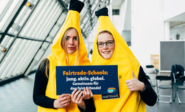 Fairtrade-School jung,aktiv.global- gemeinsam für den fairen Handel (Bild: Ilkay Karakurt)