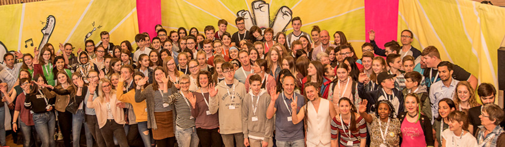 Gruppenbild von der Schüler*innenakademie Frankfurt 2018. ⓒ Chris Schmetz