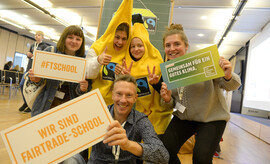Die Fairtrade-Schulteams bringen mit verschiedensten Fairtrade-Aktionen den fairen Handel an ihre Schule. © Fairtrade / Anestis Aslanidis