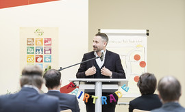 ..und Philipp Keil, Geschäftsführender Vorstand von der Stiftung Entwicklungszusammenarbeit Baden-Württemberg (SEZ) (Bild: Fairtrade Deutschland e.V. / Dominique Brewing)